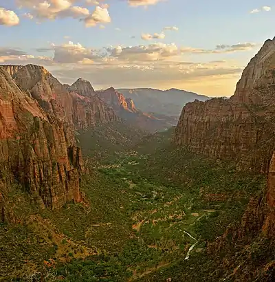 View from Angels Landing