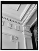 Interior dentilwork
