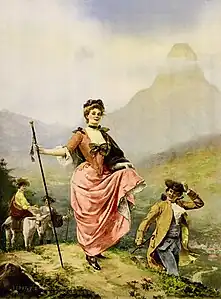 L'Alpinisme (vers 1895), Monaco, casino de Monte-Carlo.