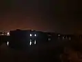L'entrepôt G la nuit du 9 novembre 2018.