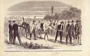 Deux chasseurs d'esclaves Two Slave Hunters exclus d'un régiment nordiste du Missouri, par Bill Travis, 1861.