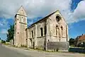 L’église Notre-Dame de Quesnay. Vue sud-est.