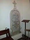 Sépulture de Rose Claire Tascher de la Pagerie, mère de l'impératrice Joséphine