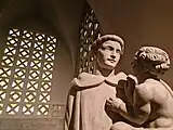 Statue de saint Antoine de Padoue.