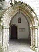 Vue du porche.