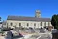 L’église Saint-Manvieu. Vue sud.