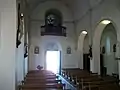 Partie arrière de la nef.