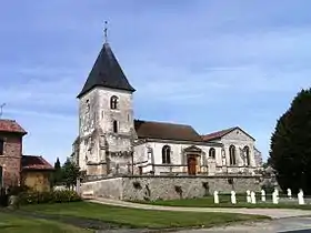 L'église et le cimetière,