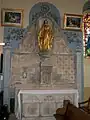 Chapelle latérale de la Vierge Marie.