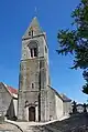 Le clocher de l'église Saint-Pierre.