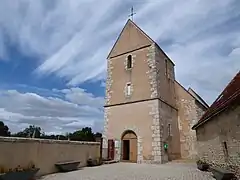Clocher de la façade ouest.