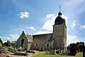 L'église Saint-Vigor. Vue nord-ouest.