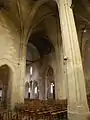 Collatéral sud, 1re&nbsp;travée, vue vers le nord-ouest.