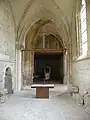 Chœur, vue vers l'ouest.