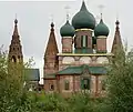 Église Saint-Jean-Chrysostome (de 1642).  Églises détruits : Église de Pierre et Paul sur la rive de la Volga ; Église Saint-Jean Chrysostome au Kremlin ; Église de Barbara la grande martyre ; Église de la Résurrection du Christ ; Église de Tous les Saints.