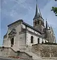 La façade de l'église Notre-Dame.