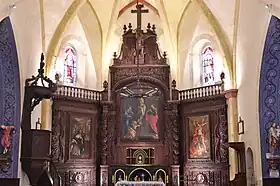 Le retable majeur.