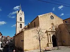 L'église Notre-Dame de l'Assomption, village de Leucate.
