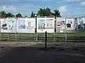 Affiches électorales en Haute-Marne lors des élections législatives de juin 2017.