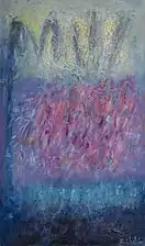 Métamorphose, acrylique sur toile, 50x30cm, 2011.