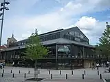 Le marché couvert rénové en 2005.