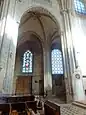 Chœur, 2e&nbsp;travée, vue vers le sud.