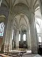 2e&nbsp;vaisseau, 1re&nbsp;travée, vue vers l'est.