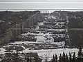 L'évacuateur de crues du barrage hydroélectrique Robert-Bourassa (LG2) à la Baie-James au Québec.