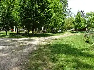 Aire de jeux.