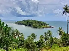 L'île du Diable vue depuis l'île Royale