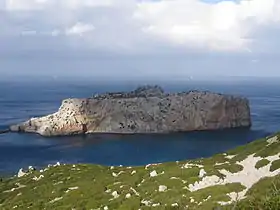 L'îlot Persil vu depuis la côte africaine