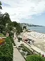 La plage sous le château