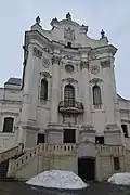 façade de l'église ste-Marie classée.