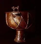 Chaudron en bronze.