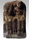 Homme égyptien, femme égyptienne et enfant, XVe&nbsp;siècle&nbsp;av. J.-C.