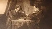 Emma Löwenstamm&nbsp;(ru), Jeu d'échecs : Lénine et Hitler-Vienne 1909&nbsp;(ru).