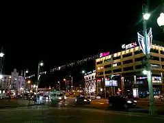 La place de nuit.