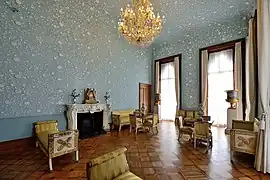 Salon bleu.