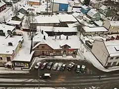 Vue aérienne.