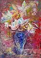 Lys dans un vase bleu 2018