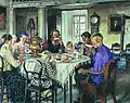 Nikolaï Bogdanov-Belski. « Les nouveaux patrons (Intérieur de maison à Ostrovno)»
