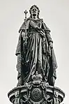 La statue de l'impératrice.