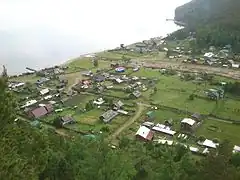 Vue aérienne.