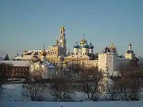 La laure (monastère) de saint Serge à Serguiev Possad en Russie.