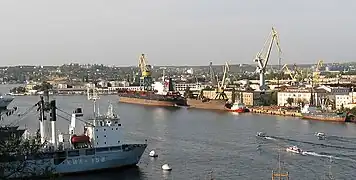 Le chantier naval.