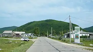 Une rue du village.