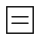 Deux traits horizontaux