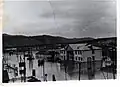 Oust-Nera durant l'inondation de 1959.