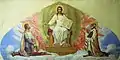 Christ en Gloire devant saint Alexandre Nevski et saint Nicolas (esquisse)