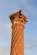 Chapiteau corinthien, IIe siècle. Volubilis, Capitole, temple B.